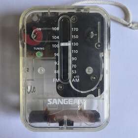 Sr-32 Sangean Fm/am Stereo Pocket Radio Clear