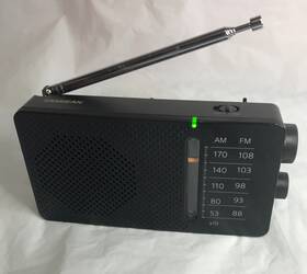 Sr-36 Sangean Am/fm Pocket Radio Used Works