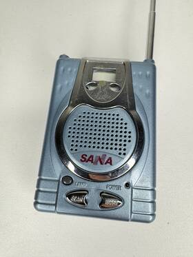 Scan Fo-802 Vintage Sana Portable Fm Radio Auto Pocket Works