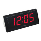 Scr1206-pl Curtis Sylvania Dual Alarm Clock Radio With Jumbo Digits