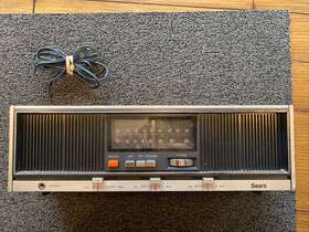 235807 Sears Am Fm Stereo Radio 16.5 Inch X 5.25 5.5 Vintage Works
