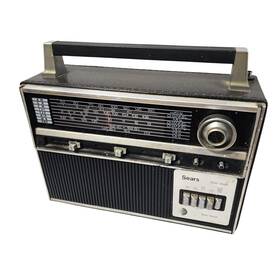 266.74300700 Sears Solid State Multi Band Radio Am Fm Cb Tv Wb Portable Handle