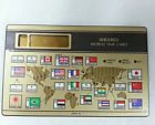 Yj30-4001 Seiko Super Rare World Ek450f Card. Time Japan. Vintage