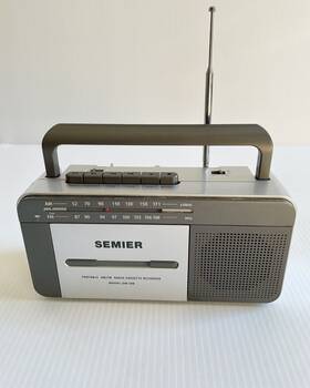 Sm-138 Semier Am/fm Radio Cassette Recorder- No Cord