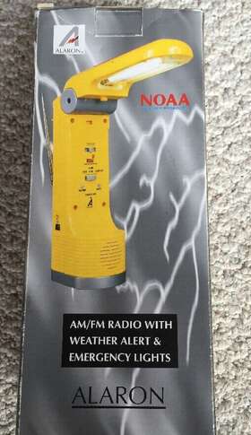 Sep 010079620023 Am/fm Radio Weather Alert Broadcast Emergency Lights New