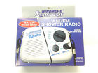 Sh-1rw-478 Windmere Shower Am Fm Radio Water Resistant Portable Vintage New