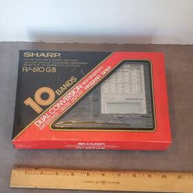 Fv-610 Sharp Gb Dual Conversion High Sensitivity Fm Stereo 10 Band Receiver