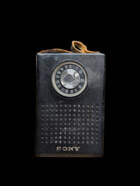 Sony 3f-66w Vintage Am/fm Portable Radio Working