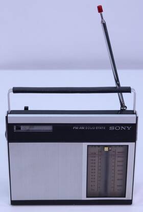 6f-19w Sony Vtg Radio Fm/am 9 Transistor Receiver 1970s Solid State Tokyo Japan