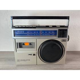 Cmf-25 Sony Vintage Boombox- Am/fm/ Cassette Player- Retro- Read Description
