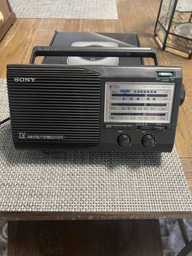 E1325843 Sony Tv Sound Am/fm/weather Radio Tested Working