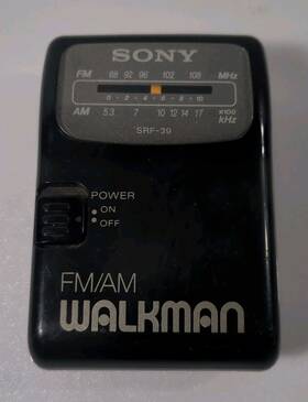 E2497459 Sony Walkman Sam/fm Portable Radio With Belt Clip Tested