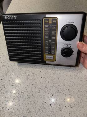 Icf-f10 Sony Icf-10 Two 2 Band Fm/am Portable Battery Transistor Radio New