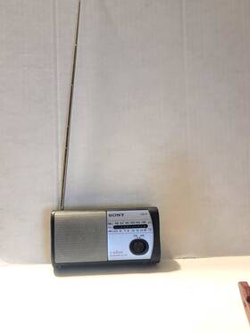 Icf-303 Sony Vintage Fm/am 2 Band Portable Pocket Analogue Radio Aerial And Hook