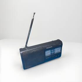Icf-380l Sony Am/fm Portable Radio Fully Working With Earbuds Batteries