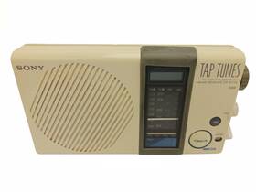Icf-577w Sony Tap Tunes Am/fm/tv Portable Radio 4 Band Receiver - Works