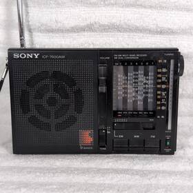 Icf-7600aw Sony 9-band Receiver Radio Fm/am Sw Dual Conversion Vintage
