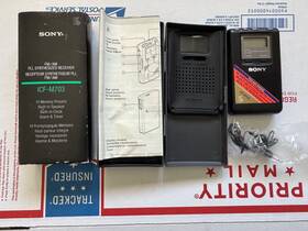 Icf-m703 Sony Pocket Radio - Parts Only