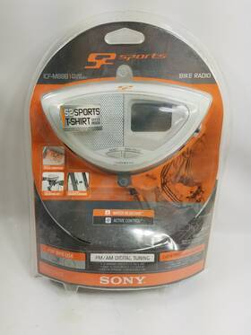 Icf-m88b Sony New Bike Am/fm Digital Tuning Radio With Cycle Computer