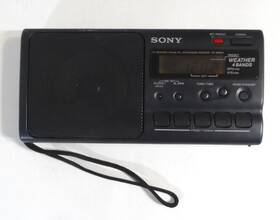 Icf-mk350v Sony Tv/weather/fm/am Radio - Works/dark Screen