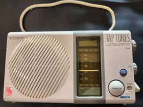 Icf-s77w Sony Icf-s76w Tap Tunes 4 Band Am / Fm /tv Receiver Vintage Radio