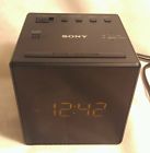 Icfc1 Sony Black Alarm Clock Radio Fm