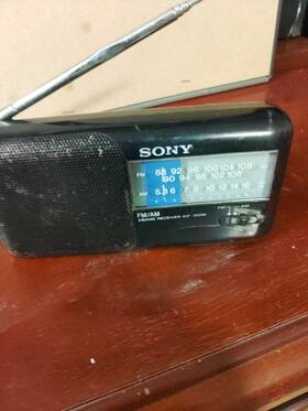 Ifc350w Sony Vintage Am/fm2 Band Portable Radio
