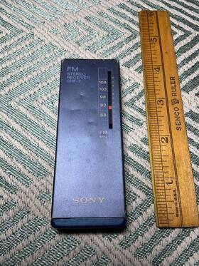 Srf-7 Sony Micro Stereo Receiver Fm Rough Physical But Working Made In Japan