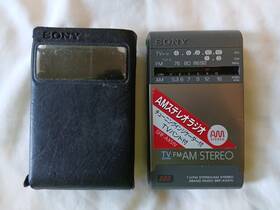 Srf-ax51v Sony Vintage Walkman Am/fm Tv Sound Stereo 3 Band Radio