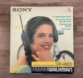 Srf-hm20 Sony Fm/am Walkman Stereo Pll Synthesized Headphone Receiver Srf-hm20 Sony Fm/am Walkman Stereo Pll Synthesized Headphone Receiver