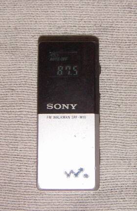 Srf-m10 Sony Used Walkman Pocket Am/fm Radio. Works Great Good Condition