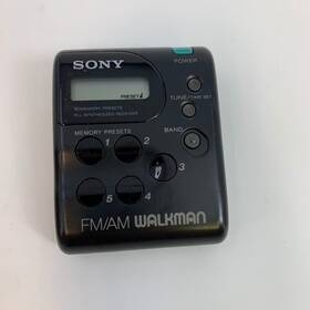 Sony Srf-m38 Srf M38 Fm Am 2 Band Pll Synthesized Receiver Portable Walkman Radio