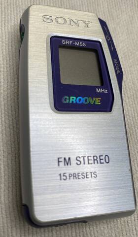 Srf-m55 Sony Fm Stereo Walkman Groove