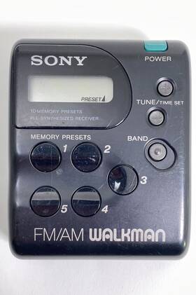Srf-mm33 Sony Genuine Original Vintage Oem Srf-m33 Digital Stereo Am/fm Walkman With Clip