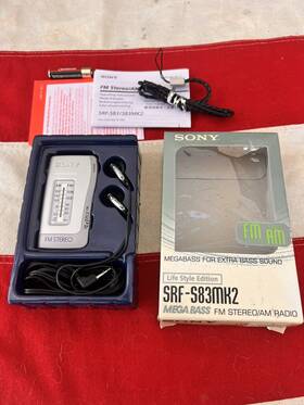Srf-s83mk2 Sony Vintage Am/fm Radio
