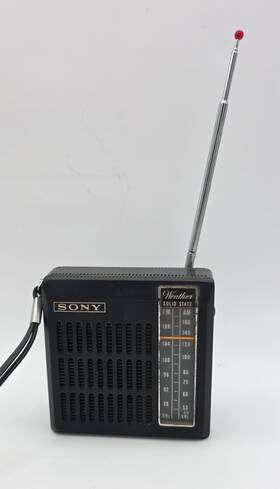 Sony Tfm-3900w Vintage Am/fm Weather Portable Radio 3 Band Japan Tested Works