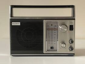 Tfm-7480w Sony Vintage Portable Radio Tested Clean Made In Japan