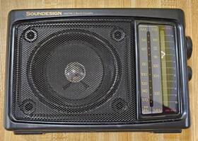 2236bk Soundesign Vintage Model No. Portable Am/fm Radio Tuner Tested