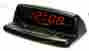 Spc026a Sharp Digital Alarm Clock Battery Backup Snooze Keyboard Controls Black Red Led 049353486703