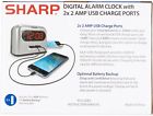 Spc189 Sharp Digital Alarm Clock 049353961347