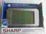 Spc452 Sharp Large Lcd Clock With Brushed Metal Finish Battery Operated 3 Aa