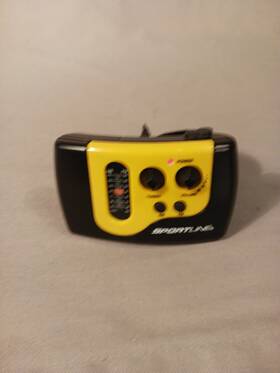 Tg31098k Sportline Walk Run Collection Am Fm Armband Radio Yellow/black