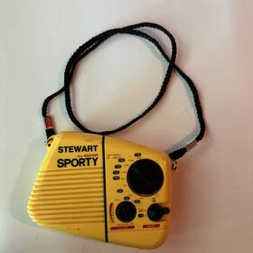 W-911 Sports Radio Vintage Designer Stewart Sporty Water Resistant Works