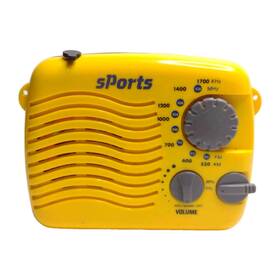 Wt-880 Sports Vintage Portable Am/fm Radio Yellow