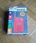 Src100-red Sylvania Portable Am-fm Radio