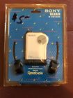 Srf-26 Sony New Fm Walkman Stereo Receiver Headphones White Black Nisb