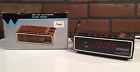 St-250 Stewart Vintage Wood Grain Radio Alarm Clock Am Fm Electronic