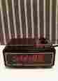 St245 Steward Vintage Stewart Digital Alarm Clock Radio Am Fm 1986 Brown Color