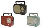 Stud-sb2000rb Studebaker Portable Am Fm Radio W 2.25 Mono Speaker Red 077283010262
