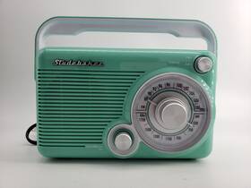 Sb2002te Studebaker Retro Style Am/fm Radio Mint Green Working
